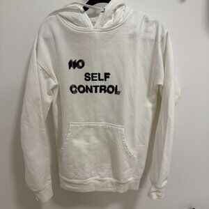 Anti Social Social Club “No Self Control” White Hoodie – Size M (Authentic)